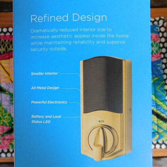 NIB Kwikset Kevo (2ndGen) Touch to Open Smart Keyless Bluetooth Deadbolt Lock - Picture 3 of 16